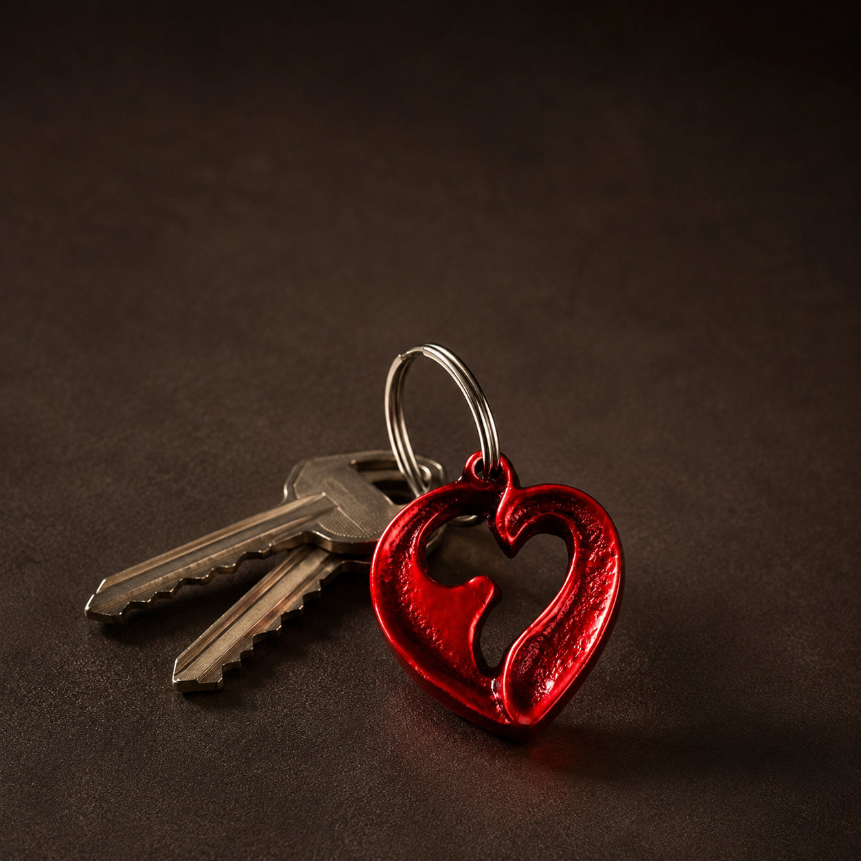 Beloved Heart Keychain