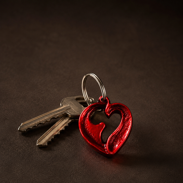 Beloved Heart Keychain