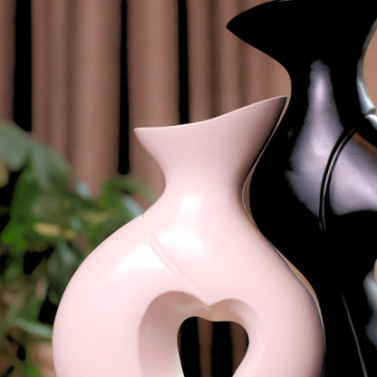 Heart Cut Flower Vase S/2